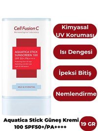 Cell Fusion C Aquatica 50 Faktör Tüm Ciltler İçin Nemlendirici Suya Dayanıklı Yüz Güneş Kremi 19 gr
