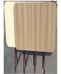 Xsay Katlanabilir Dikdörtgen Ahşap 60x80 cm Kahverengi Bahçe Masası