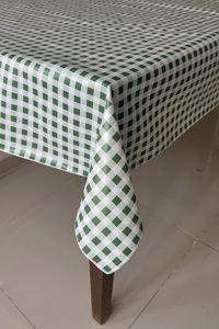 Pimulahome PVC 140x140 cm Kare Masa Örtüsü Kırmızı-Yeşil