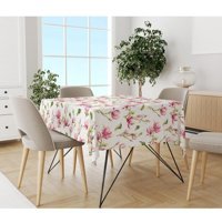 Evmila Kadife 140x220 cm Dikdörtgen Masa Örtüsü Çok Renkli