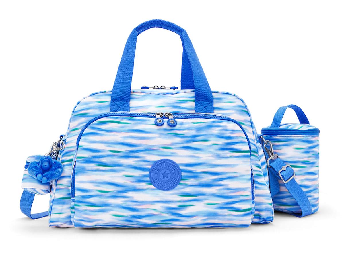 Kipling Camama Su Geçirmez Fitelatsız Anti Kanserojen Kumaş Bebek Omuz Çantası Mavi
