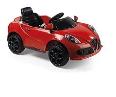 Dolu Toy Factory Sport Coupe 12 V Üstü Açık Tek Akülü Araba Kırmızı