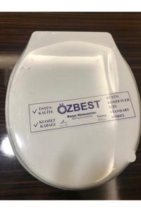 Özbest KP705 Beyaz Oval Klozet Kapağı