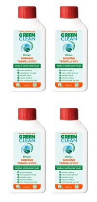 U Green Clean Bulaşık Makinesi Temizleyici 4x250 ml