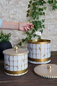 Evle Bird Cage Yuvarlak Metal 2'li