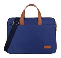 Hqgoodstore 14 inç Oxford Kumaş El-Omuz Çantası Laptop Çantası Mavi