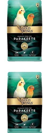 Gold Wings Parakeets Kabuklu Karışık Vitaminli Yavru Kuş Yemi 2 x 1 kg