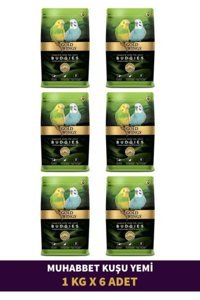 Gold Wings Budgıes Kabuklu Karışık Yetişkin Kuş Yemi 6 x 1 kg