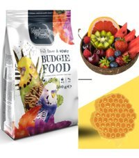 Nature Plan Kabuklu Ballı-Meyveli Vitaminli Yavru - Yetişkin Kuş Yemi 500 gr