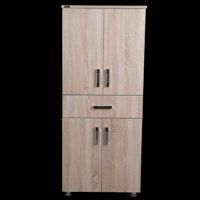 Bengi Ticaret 12684 4 Kapaklı 5 Raflı Çok Amaçlı Dolap Parlak Soho 150x56x35 cm