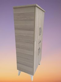 Bengi Ticaret 18211 4 Kapaklı 4 Raflı Çok Amaçlı Dolap Cordoba 130x56x35 cm