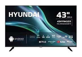 Hyundai 43HYN4103 43 inç Full HD 108 Ekran Flat Uydu Alıcılı Smart LED Android Televizyon