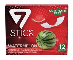 7 Stick Karpuzlu Şekersiz Sakız 12'li 12 Adet