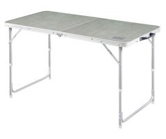 Haegs 120 cm x 60 cm Dikdörtgen Alüminyum Gri Kamp Masası