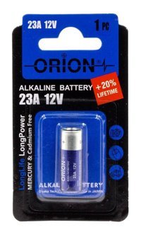 Orion 12 V 55 mAh Alkalin AA / Kalem Pil Tekli