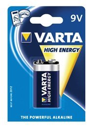 Varta 9 V D / Büyük Pil Tekli