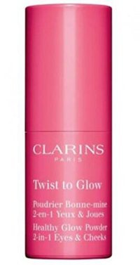 Clarins Twist To Glow 01 Glowy Coral Toz Işıltılı Tekli Far Pembe