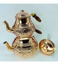 Maraton Bakır Çaydanlık Bronz