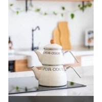 Altabi Emaye Çaydanlık Krem