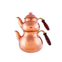 Karaca Bakır Çaydanlık Bronz