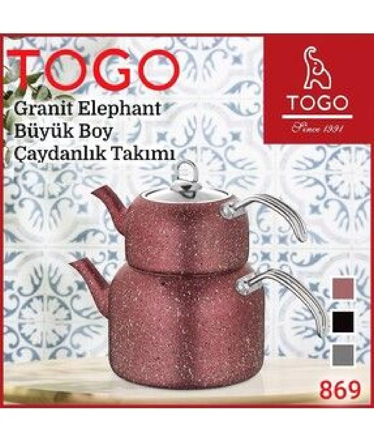 Togo 869 Granit Çaydanlık Bordo