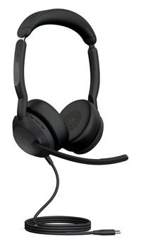 Jabra Evolve2 7.1 3.5 mm Gürültü Önleyici Mikrofonlu Kablolu Kulak Üstü Kulaklık Siyah
