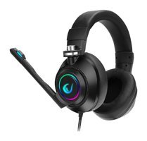 Rampage Rm-k20 7.1 3.5 mm Gürültü Önleyici Mikrofonlu Kablolu Kulak Üstü Kulaklık Siyah
