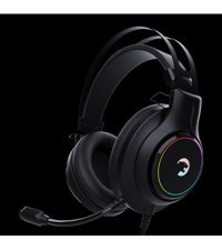 Gamepower Kugon 7.1 3.5 mm Gürültü Önleyici Mikrofonlu Kablolu Kulak Üstü Kulaklık Siyah