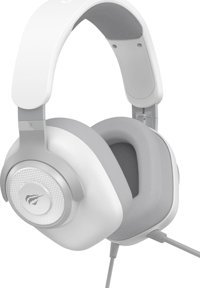 Havit H2230D 7.1 3.5 mm Gürültü Önleyici Mikrofonlu Kablolu Kulak Üstü Kulaklık Beyaz-Gri
