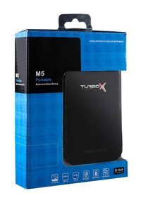 Turbox M5-1000 USB 3.0 2.5 inç 1 TB Harici Harddisk Siyah