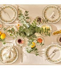 Bella Maison Sicilia 26 Parça 6 Kişilik Çok Renkli Desenli Stoneware Kahvaltı Takımı