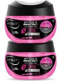 Hobby Style & Protect No:3 Islak Jel Orta Vegan 2x250 ml Jöle