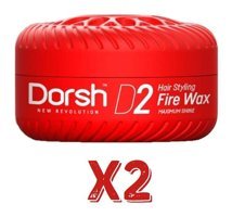 Dorsh D2 Fire Doğal - Parlak Krem Sert Balmumu 2x150 ml Wax