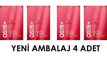 Schwarzkopf Osis Mess Up Mat Krem Orta Keratinli 4x100 ml Wax