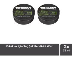 Toni&Guy Mattifying Putty Doğal - Mat Krem Orta Keratinli 2x75 ml Wax
