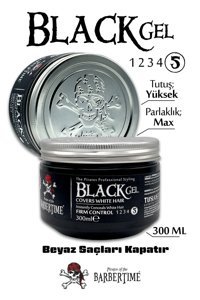 Barbertime Black Parlak Jel Ekstra Sert Keratinli 300 ml Jöle