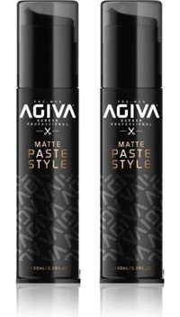 Agiva Paste Style Mat Krem Sert Hint Yağlı 2x100 ml Wax