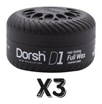 Dorsh D1 Parlak Krem Ekstra Sert Balmumu 3x150 ml Wax