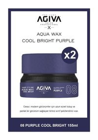 Agiva Aqua 08 Parlak Krem Hafif Hint Yağlı 2x155 ml Wax
