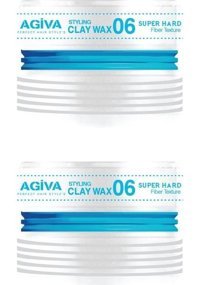 Agiva Clay 06 Parlak Krem Ekstra Sert Balmumu 2x175 ml Wax