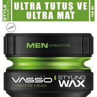 Vasso Styling Mat Krem Orta Keratinli 150 ml Wax