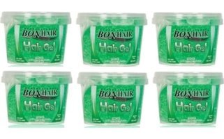 Bon Hair Yeşil Islak Jel Ekstra Sert Su Bazlı 6x140 ml Jöle