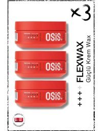 Schwarzkopf Osis Flexwax Krem Ekstra Sert Balmumu 3x85 ml Wax