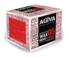Agiva 05 Kırmızı Parlak Krem Orta Balmumu 120 gr Wax