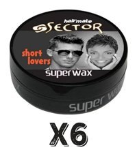 Sector Short Lovers Doğal Krem Orta Keratinli 6x150 ml Wax
