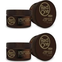 Red One Wax Creative Clay Doğal Krem Orta Keratinli 2x100 ml Wax