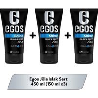 Egos Shine No:4 Islak Jel Sert Su Bazlı 3x150 ml Jöle