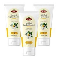 Otacı No:3 Doğal Krem Orta Bitki Özlü 3x150 ml Wax