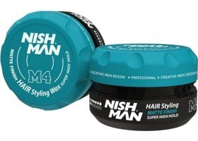Nishman M4 Mat Krem Hafif Su Bazlı 30 ml Wax