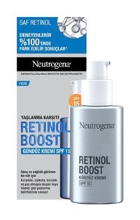 Neutrogena Retinol Boost Güneş Koruyuculu Tüm Ciltler Anti-Aging, Kırışıklık Giderici Yüz Krem 50 ml